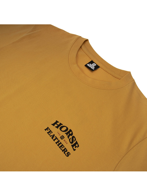 Horsefeathers Rumena majica Summit HORSEFEATHERS