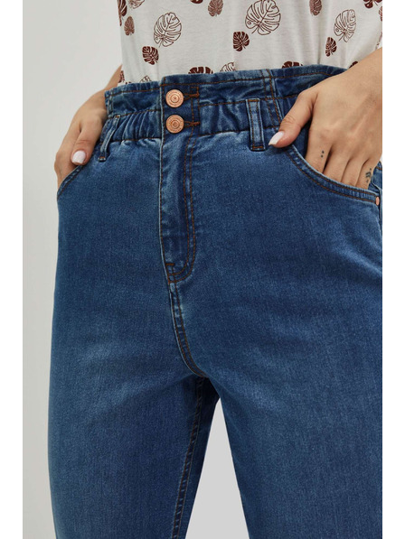 Moodo Ženske jeans hlače Moodo – temno modre
