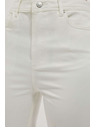 Moodo Bele ženske mom jeans hlače Moodo