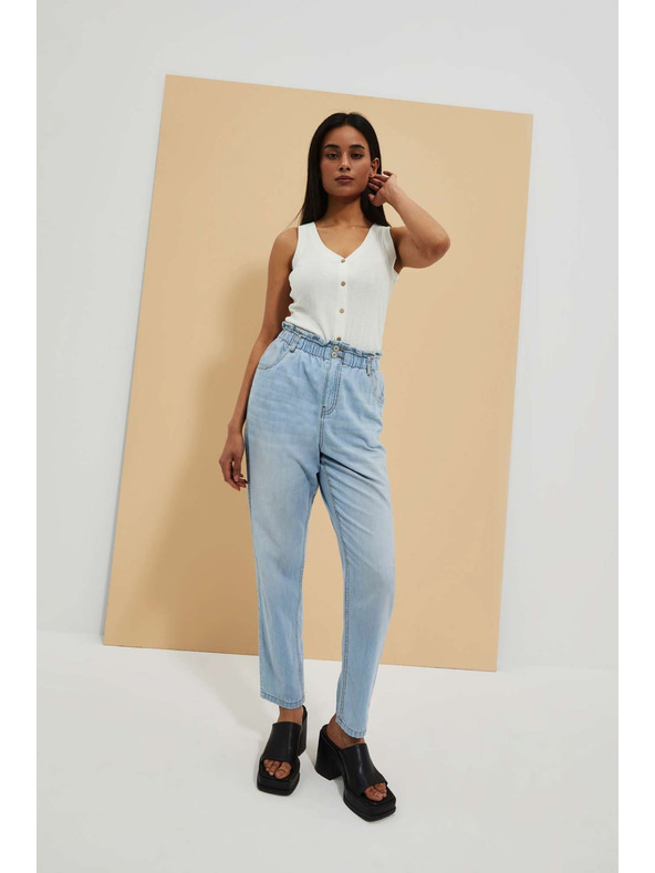 Moodo Ženske jeans hlače Moodo – modre