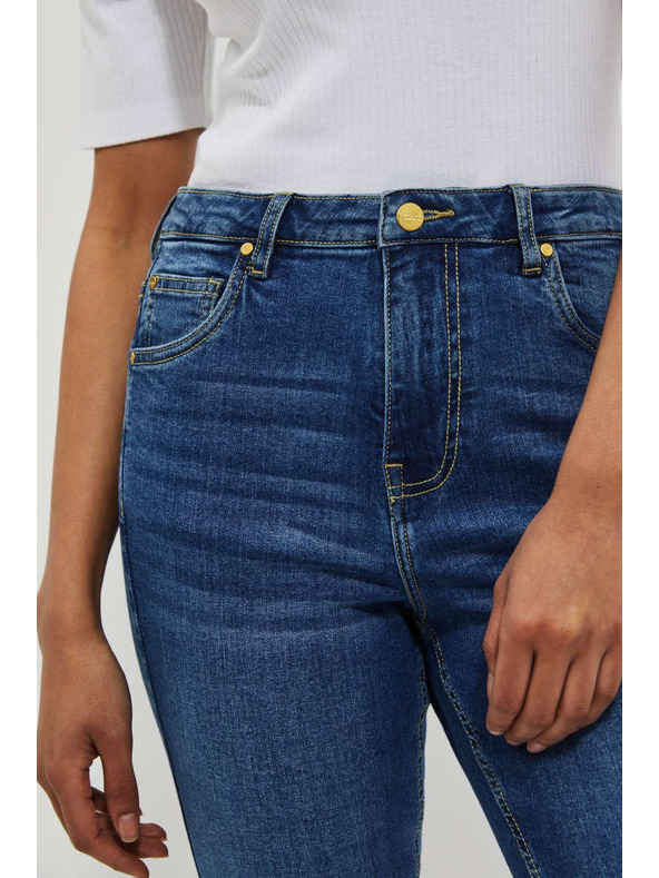 Moodo Ženske jeans hlače Moodo – črne