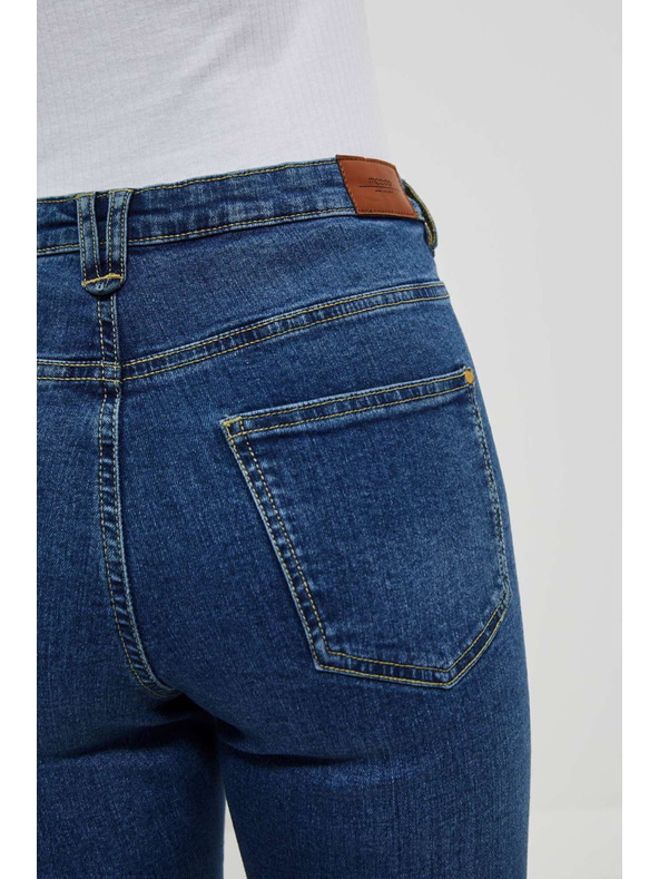 Moodo Ženske jeans hlače Moodo – črne