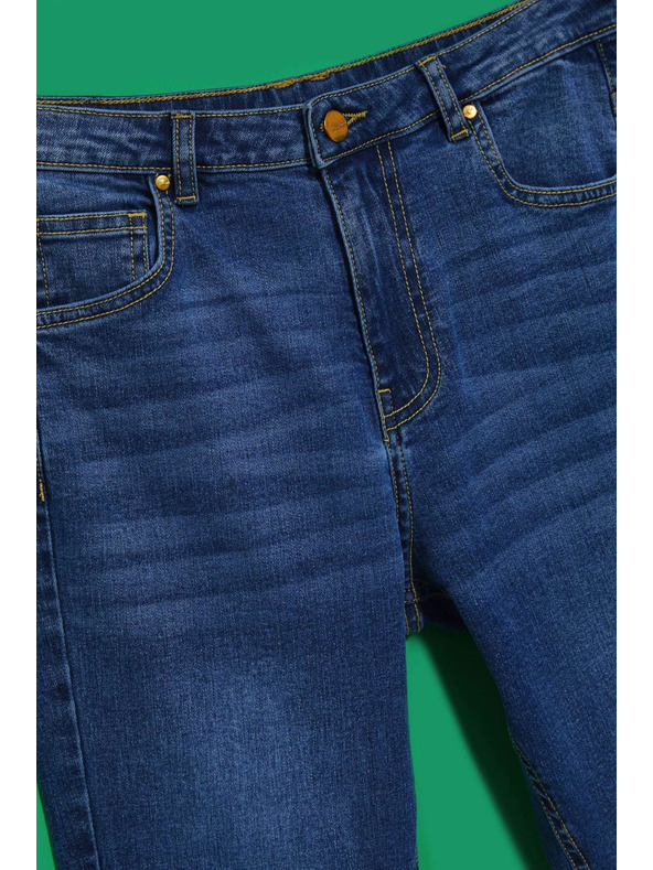 Moodo Ženske jeans hlače Moodo – črne