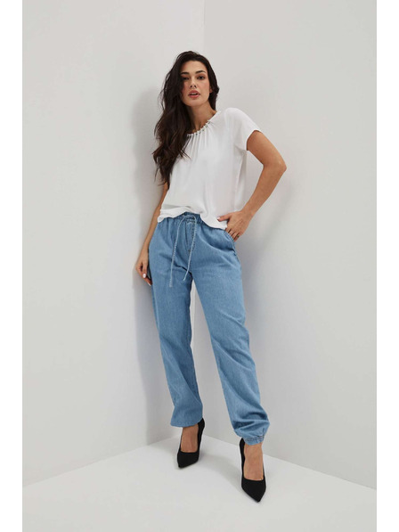 Moodo Ženske jeans hlače Moodo – svetlo modre