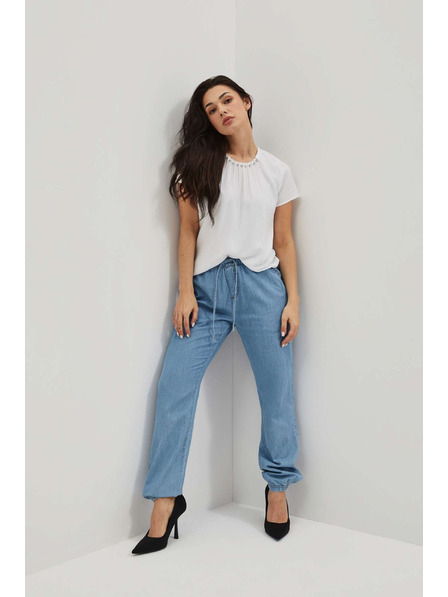 Moodo Ženske jeans hlače Moodo – svetlo modre
