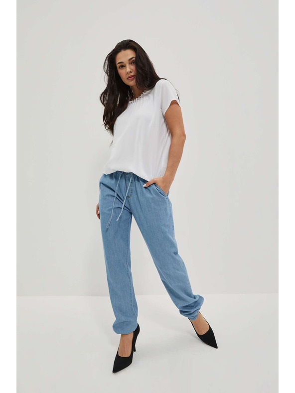 Moodo Ženske jeans hlače Moodo – svetlo modre