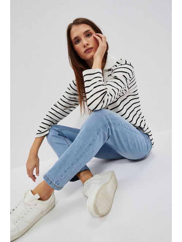 Moodo Ženske jeans hlače Moodo – svetlo modre