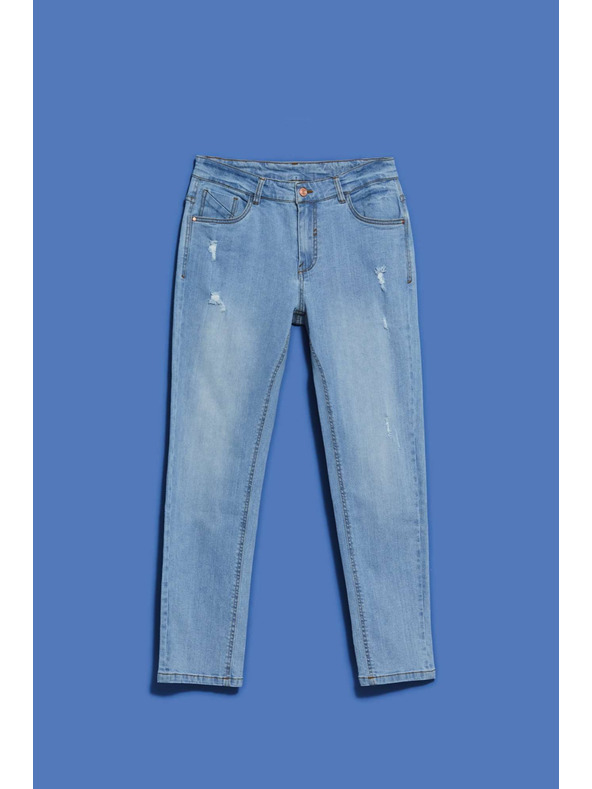 Moodo Ženske jeans hlače Moodo – svetlo modre