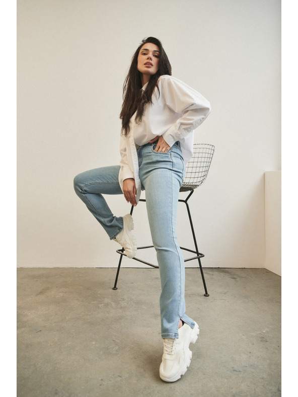 Moodo Ženske jeans hlače Moodo – modre