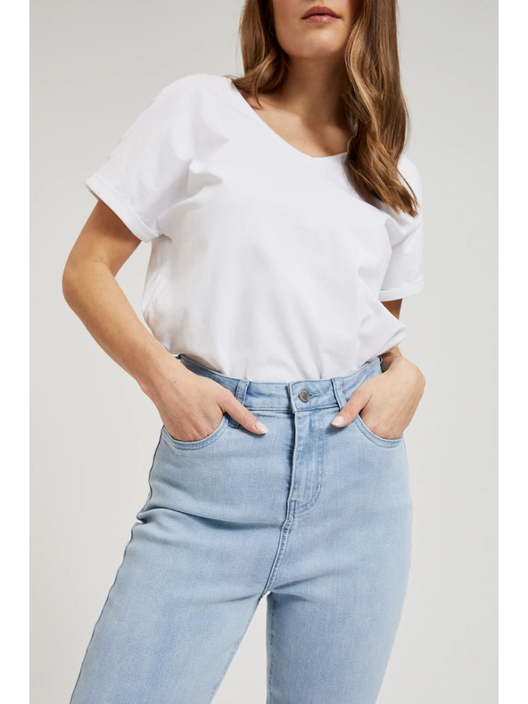 Moodo Ženske jeans hlače Moodo – svetlo modre