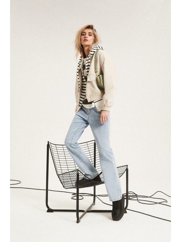 Moodo Ženske jeans hlače Moodo – svetlo modre