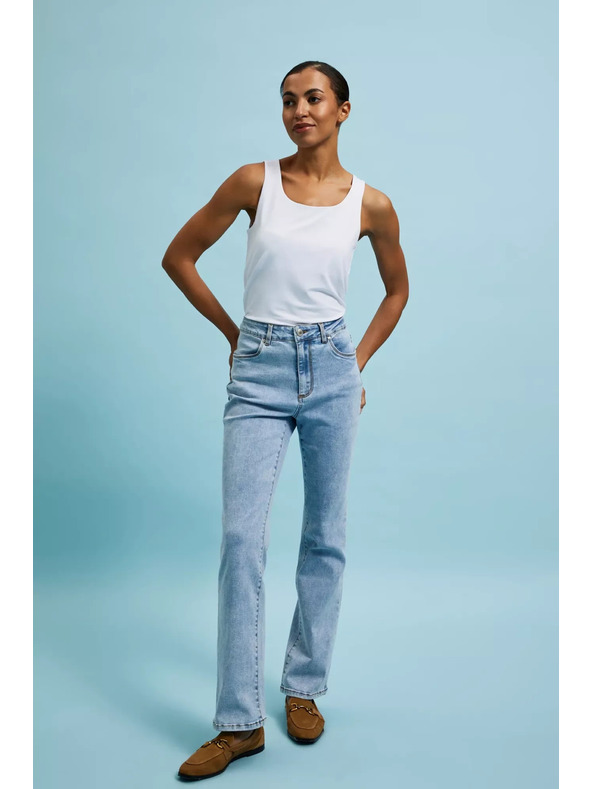 Moodo Ženske jeans hlače Moodo – svetlo modre