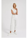 Moodo Ženske jeans hlače Moodo – off white
