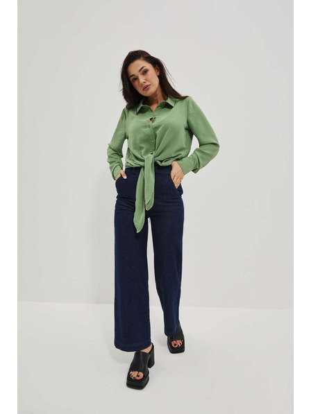 Moodo Ženske jeans hlače Moodo – temno modre