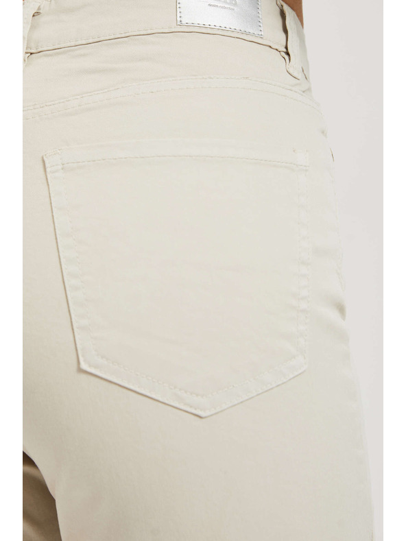 Moodo Ženske jeans hlače Moodo – svetlo bež
