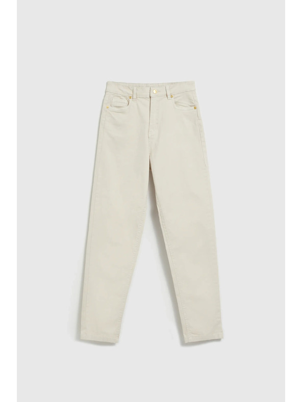 Moodo Ženske jeans hlače Moodo – svetlo bež