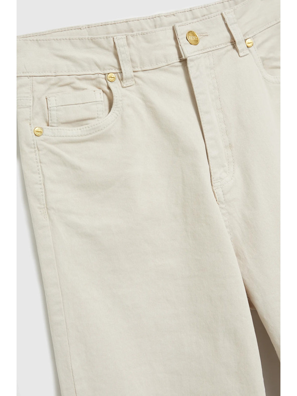 Moodo Ženske jeans hlače Moodo – svetlo bež