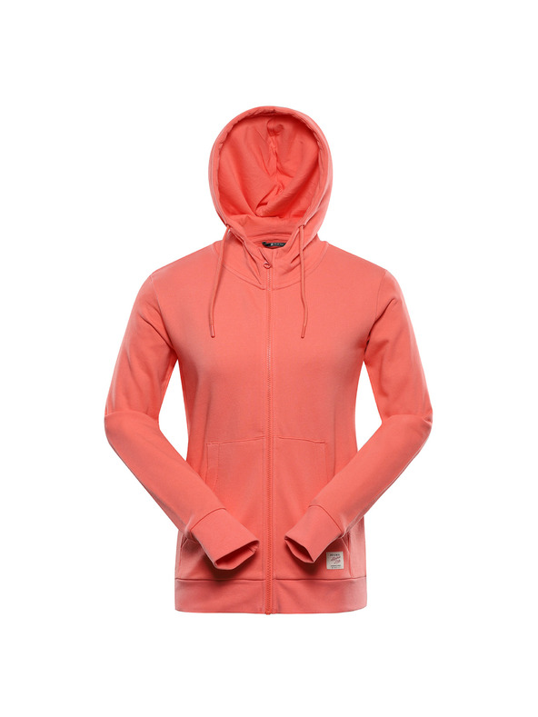 ALPINE PRO Ženska bombažna jopica ALPINE PRO LOKKA georgia peach