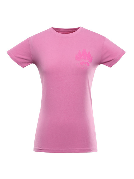 ALPINE PRO Ženska bombažna majica ALPINE PRO SUMEKA cyclamen različica pa