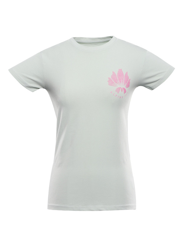 ALPINE PRO Ženska bombažna majica ALPINE PRO SUMEKA pale aqua različica pa