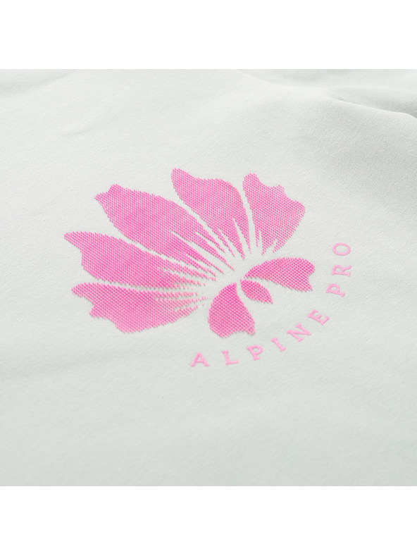 ALPINE PRO Ženska bombažna majica ALPINE PRO SUMEKA pale aqua različica pa