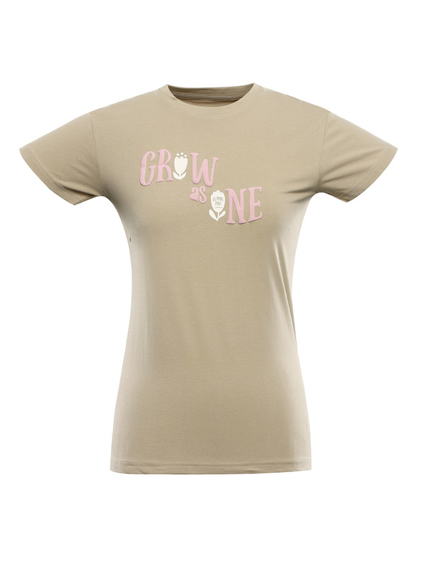 ALPINE PRO Ženska bombažna majica ALPINE PRO SUMEKA twill različica pb