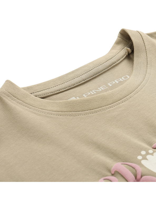 ALPINE PRO Ženska bombažna majica ALPINE PRO SUMEKA twill različica pb