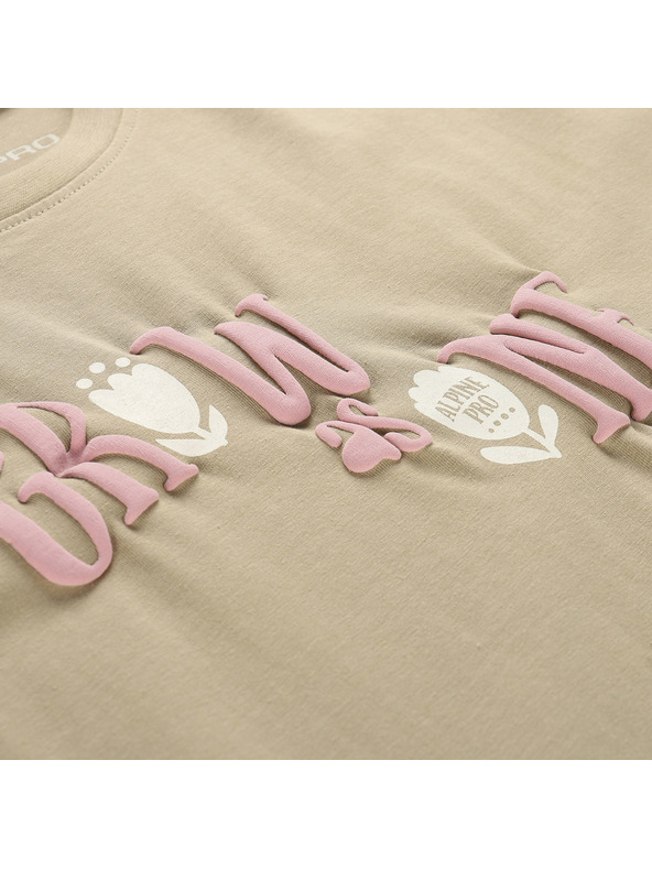 ALPINE PRO Ženska bombažna majica ALPINE PRO SUMEKA twill različica pb