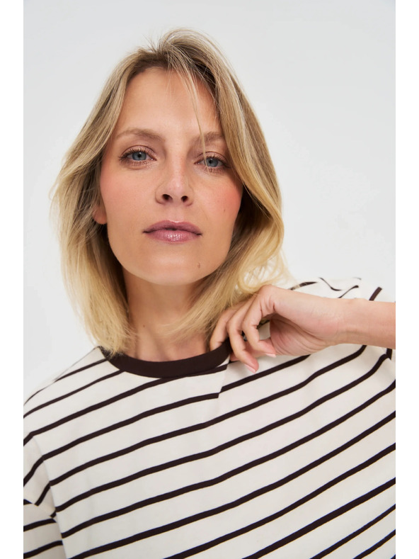 Moodo Ženska črtasta majica Moodo