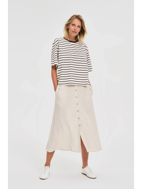 Moodo Ženska črtasta majica Moodo