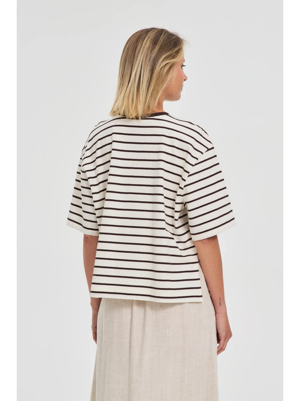 Moodo Ženska črtasta majica Moodo