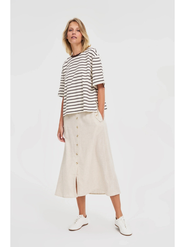 Moodo Ženska črtasta majica Moodo