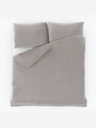 Kvalitex Svilena posteljnina Luxury Collection 140x200, 70x90 cm svetlo sive barve Kvalitex