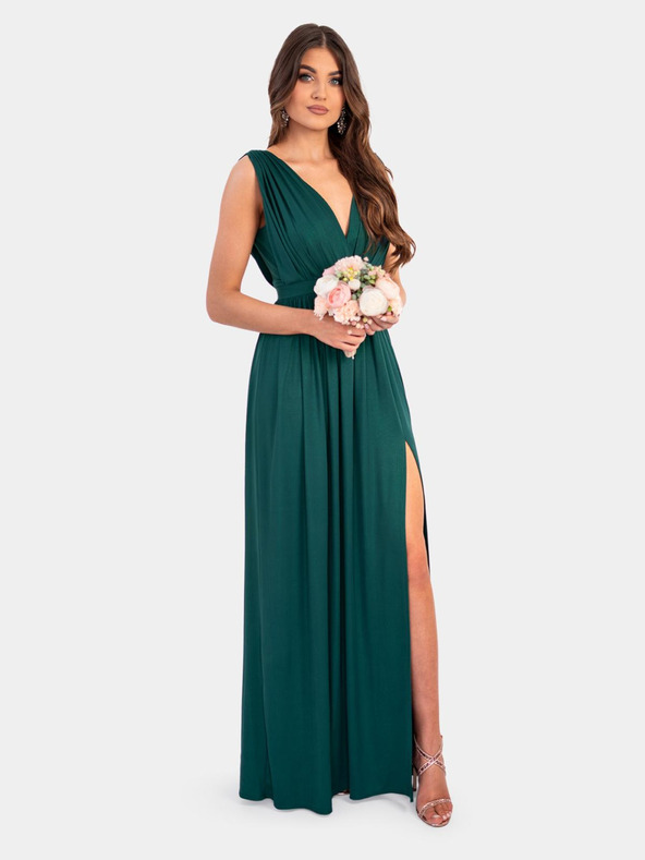 Edoti VALERIA maxi obleka - zelena