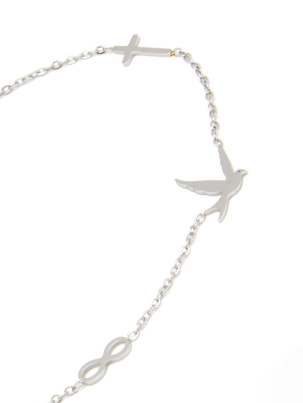 Edoti Ogrlica EDOTI - srebrna