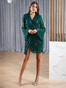 Edoti FREYA mini obleka - zelena