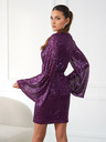 Edoti FREYA mini obleka - vijolična