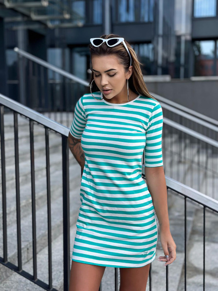 Edoti Tunike basic mini obleka - zelena