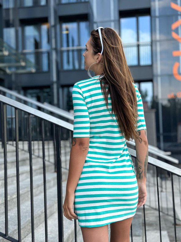 Edoti Tunike basic mini obleka - zelena