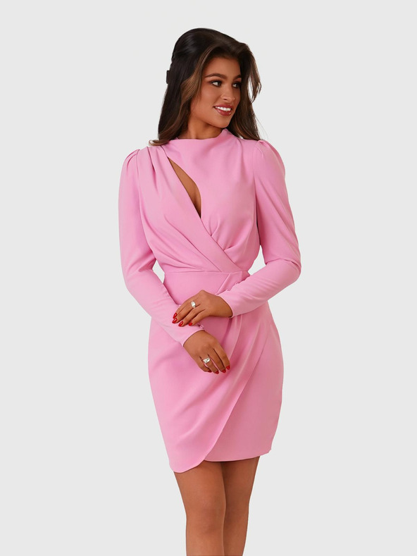 Edoti PATTY mini obleka - roza