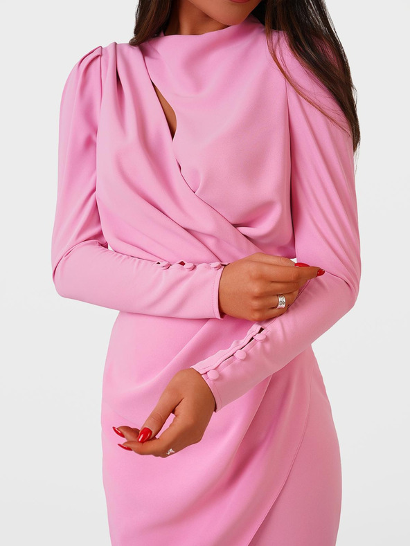 Edoti PATTY mini obleka - roza