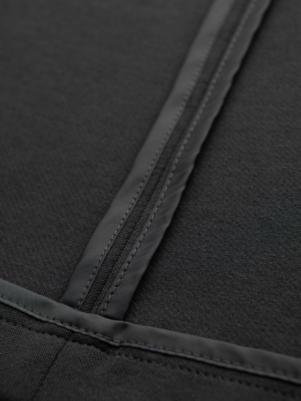 Ombre Clothing Moški sivi blazer SLIM iz rahlo strukturiranega pletiva