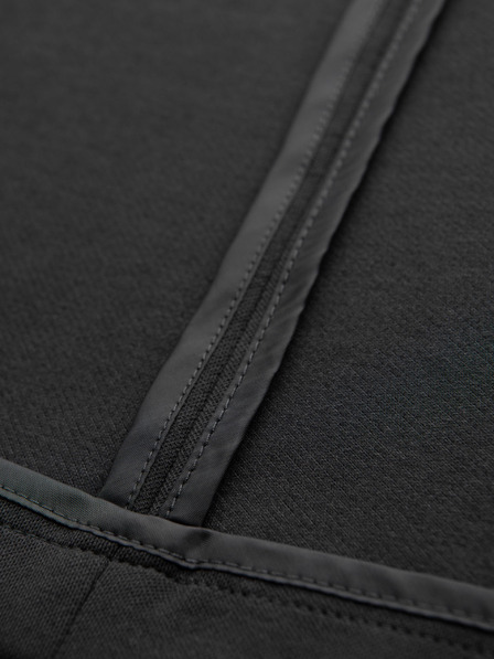 Ombre Clothing Moški sivi blazer SLIM iz rahlo strukturiranega pletiva