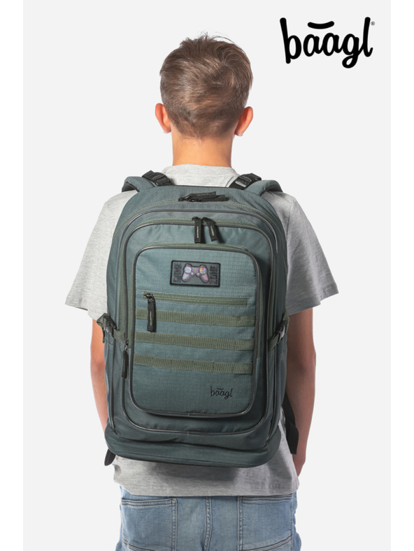 BAAGL  BAAGL SET 3 Cubic Grove: nahrbtnik, peresnica, vrečka