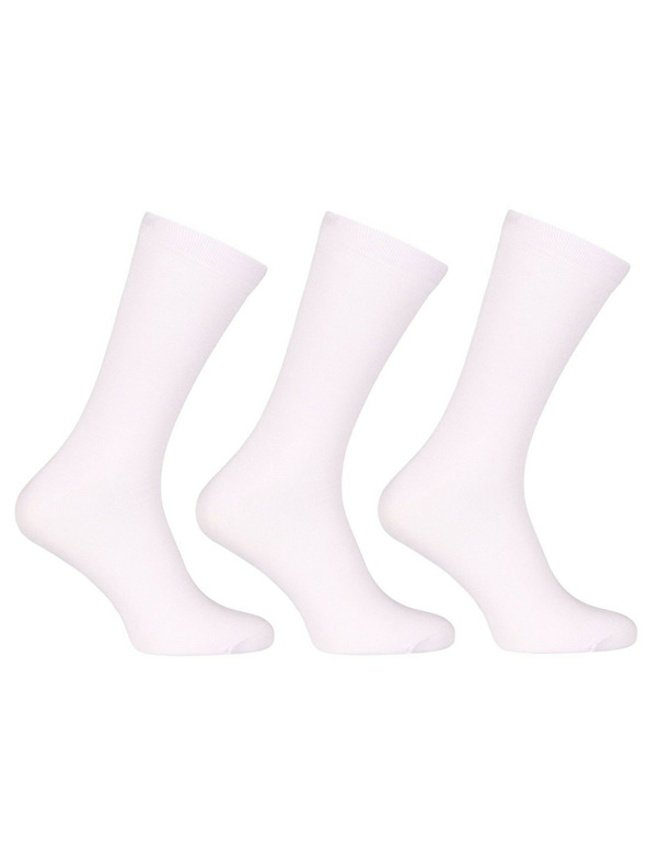 Nedeto Komplet treh - nogavice Nedeto visoke bambusove bele