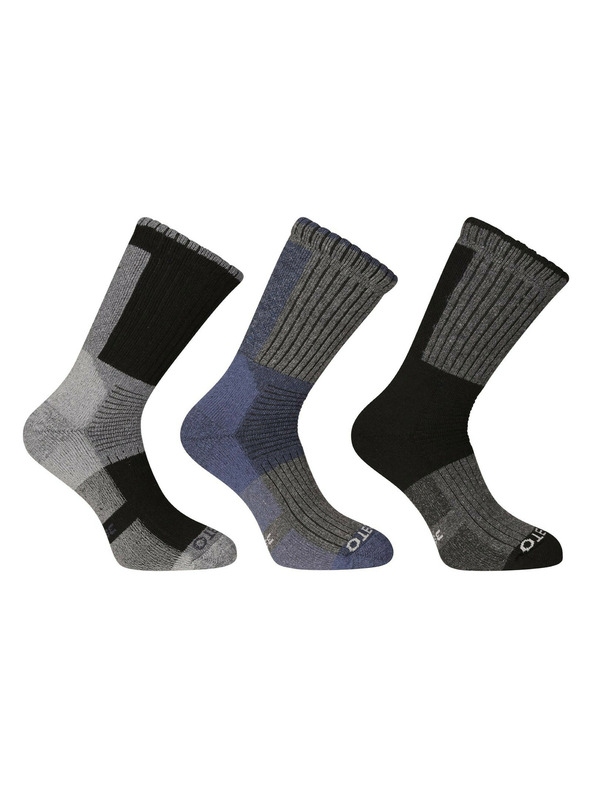 Nedeto Komplet treh - nogavice Nedeto visoke zimske večbarvne