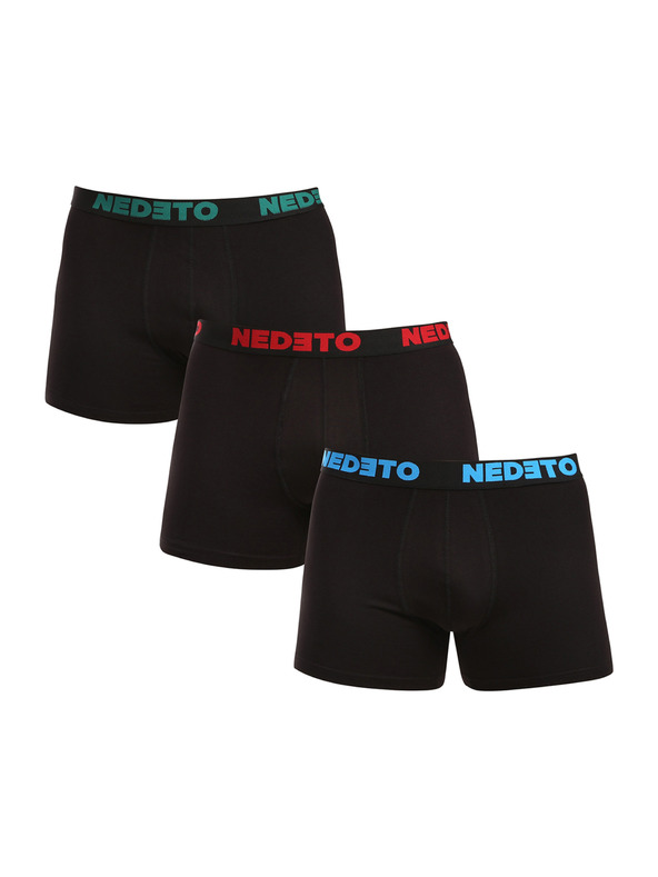 Nedeto Komplet treh - moške boksarice Nedeto črne