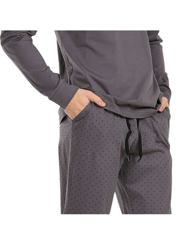 Nedeto Moška pižama Nedeto siva