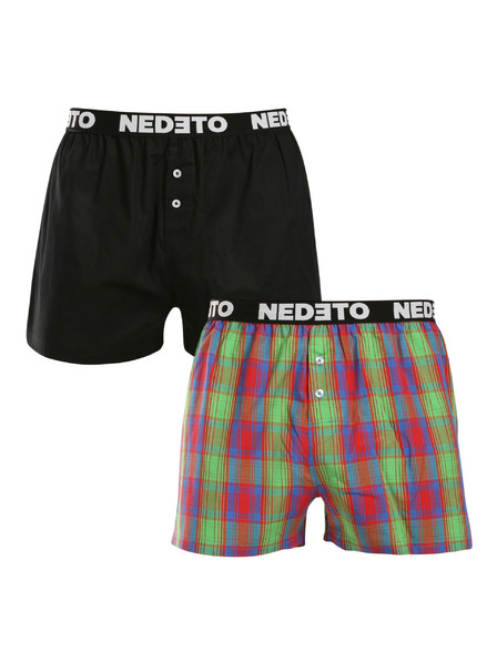 Nedeto Komplet dveh - moške spodnje hlače Nedeto večbarvne