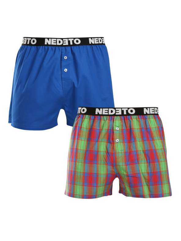 Nedeto Komplet dveh - moške spodnje hlače Nedeto večbarvne